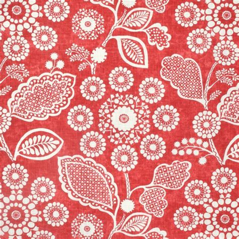 P Kaufmann Garden Craft Scarlet Fabric Fabric Decor Home Decor