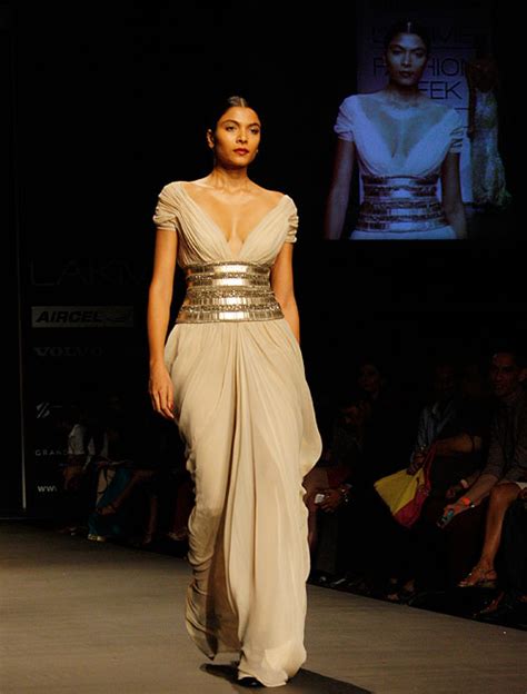 Famous Fashion Designer In India Lakme Fashion Week For The First