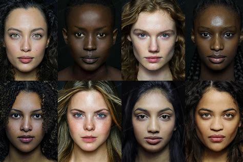 Women S Ethnicity Face Chart