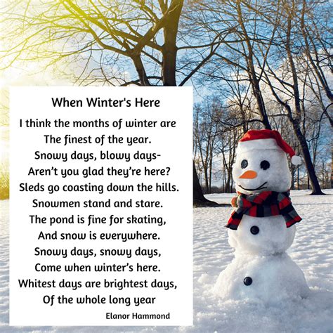 14 Delightful Winter Poems For Kids Of All Ages