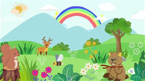 Background Animasi Bergerak Binatang Lucu Di Taman Youtube