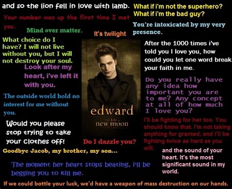 There was much debate between fans of the two about which one was the better vampire romance series. edward quotes - Twilight Series Fan Art (11013702) - Fanpop