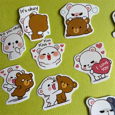Kawaii Cute Stickers 45 Pieces Decorating Cardmaking | Etsy