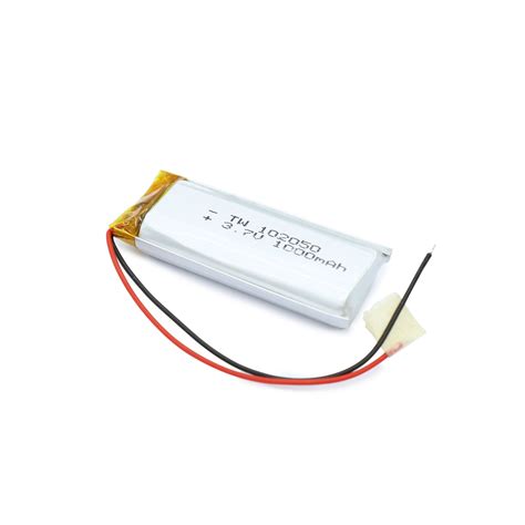 Ultra Thin Great 1000mah 37v 102050 Lipo Rechargeable Battery For