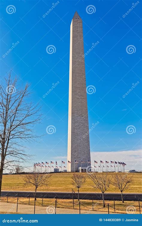 Washington Monument Obelisk United States Of America Editorial Stock