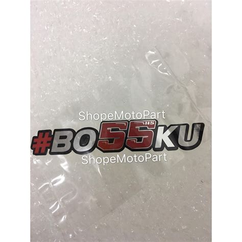 After the tweet became famous, many people started to use it. STICKER STIKER BOSSKU MALU APA MALUAPA BOSS KU BO55KU BO55 ...