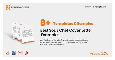 8 Best Sous Chef Cover Letter Examples