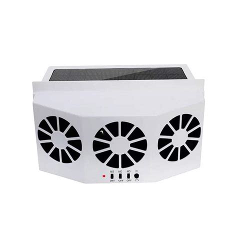 Buy Inicio Solar Powered Car Cooler Auto Ventilation Fan Front Rear