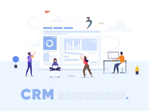 Crm Illustration By Sanjay Adhithyan On Dribbble