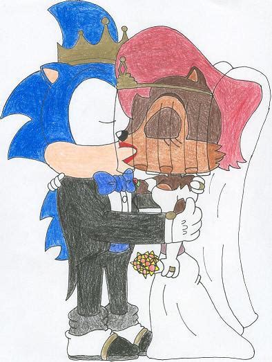 Sonic Sallys Wedding Kiss By Nintendomaximus On Deviantart