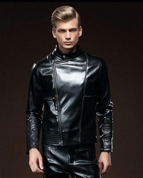 Cool Boys In Leather Leatherjacketsformenpink Leather Jacket Men