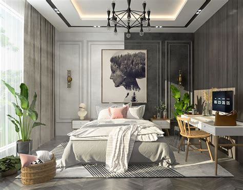 Modern Contemporary Bedroom In New Cairo 2024 Finetoshine