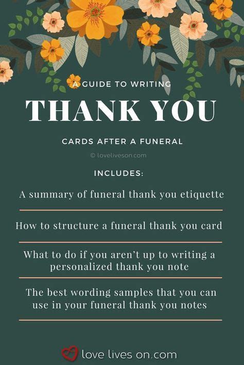 Click For Your Complete Funeral Thank You Card Guide Easily Express