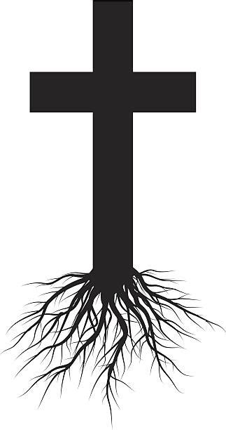 Cross With Roots Svg