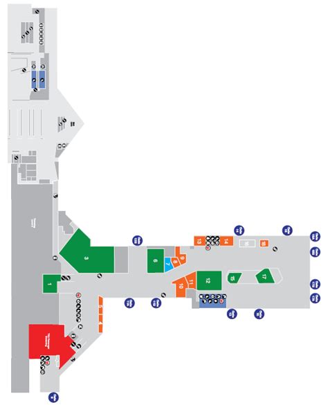 Food Sfo Terminal 1 Map