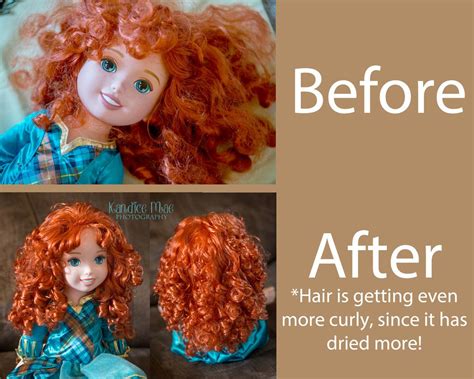 Fixing Disney Doll Hair Curly And Straight Baby Doll Hair Fix Doll