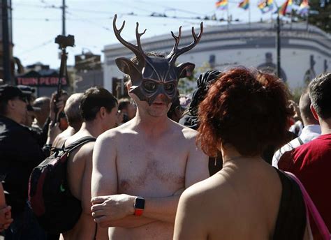 Nudity On Display In S F Valentine S Day Parade