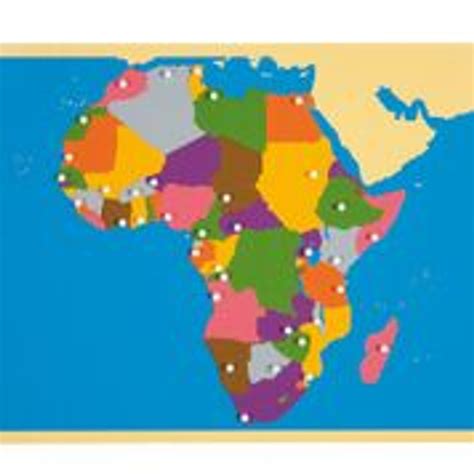 Puzzle Map Africa Nienhuis Think Education Supplies