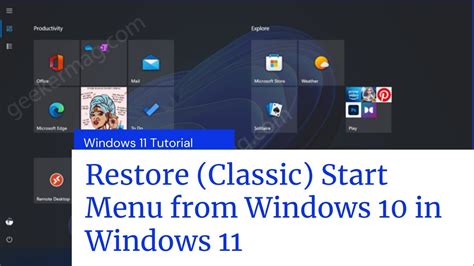 392 Mb Download Lagu How To Restore Windows 10 Classic Start Menu In