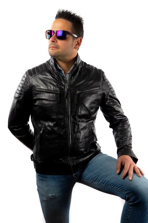 Compartir 77 Chaqueta Biker Piel Hombre última Vn