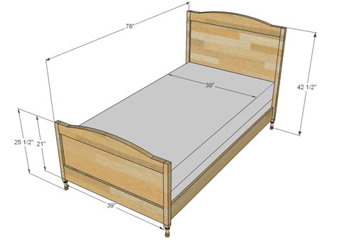 Build DIY Twin bed plans dimensions PDF Plans Wooden using a wood router | bijaju54