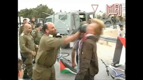 Israel Suspends Officer Videotaped Striking Activist Cnn