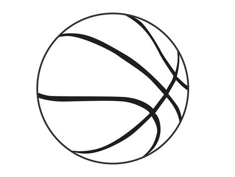 Sport Ball Basketball Line Art Png 12996778 Png