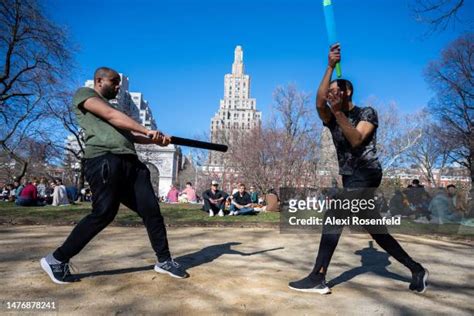 Foam Sword Fight Photos And Premium High Res Pictures Getty Images