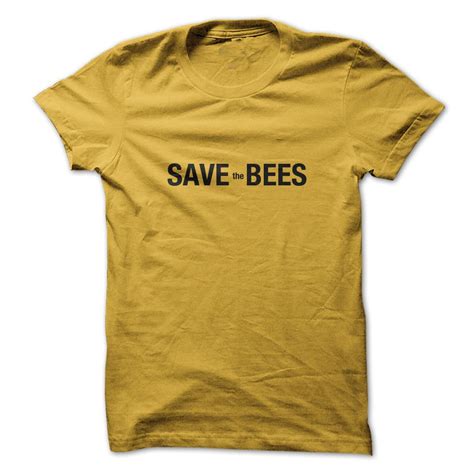 Save The Bees T Shirt And Hoodie