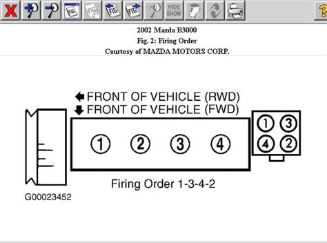 What Is Firing Order For A Mazda B3000 3 Liter Truck