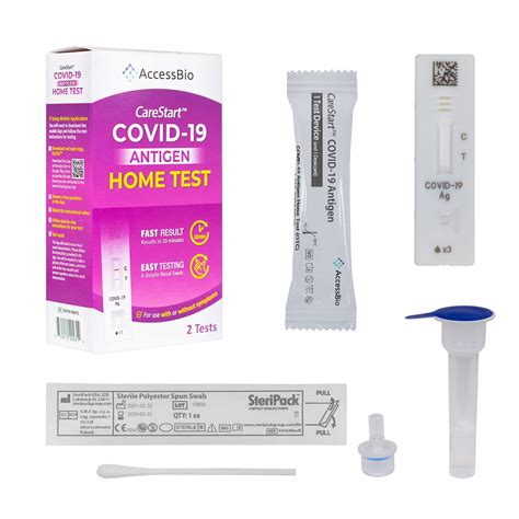 Accessbio Carestart Covid 19 Antigen Home Test Rcpm 00271
