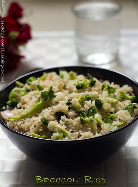 Broccoli Rice Indian Style Broccoli Rice Easy Lunch Box Recipes