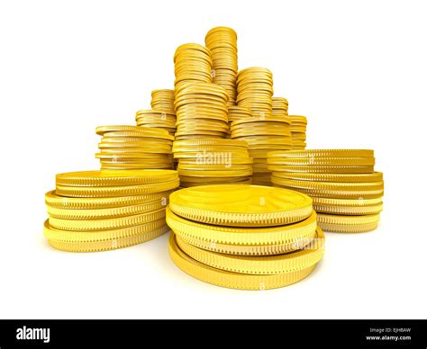 Stack Of Gold Coins Stock Photo Alamy