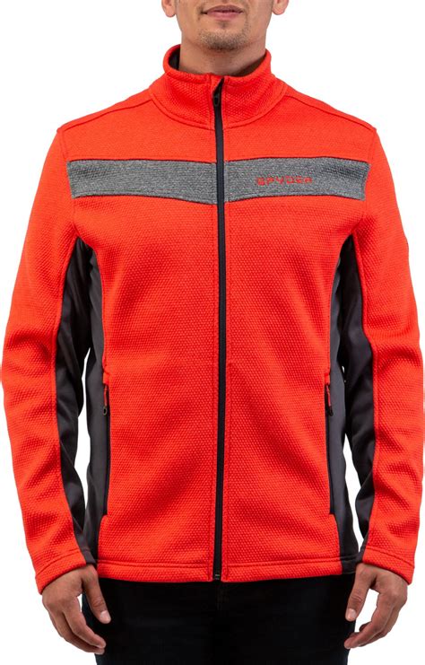 Spyder Mens Encore Full Zip Fleece Jacket