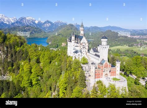 Neuschwanstein Castle Aerial View Hi Res Stock Photography And Images