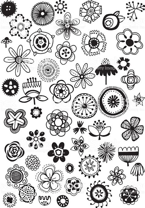 Doodle Flowers Royalty Free Doodle Flowers Stock Vector Art And More