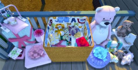 Pin De Terre Em Sims 4 Baby Shower Cc Sims Sims Bebê Sims 4