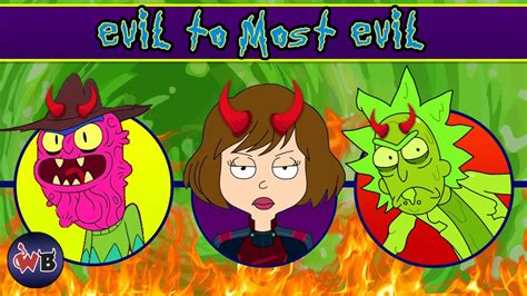 Rick And Morty Villains Evil To Most Evil Youtube