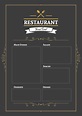 10 Best Printable Blank Restaurant Menus PDF for Free at Printablee