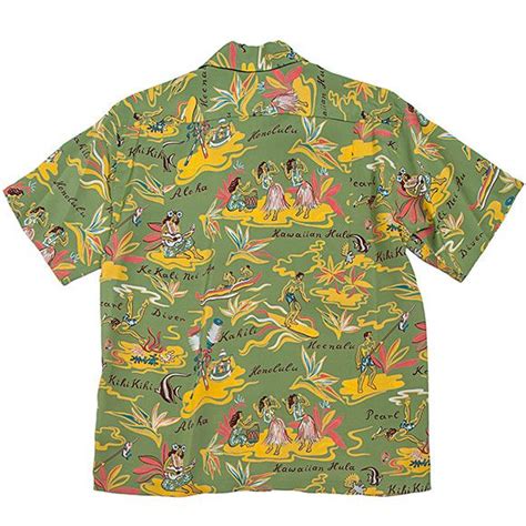 Sun Surf Aloha Shirts Hawaiian Hula セレクトショップ リズム横浜 オンラインストア テキスタイル デザイン 柄シャツ メンズ 柄シャツ