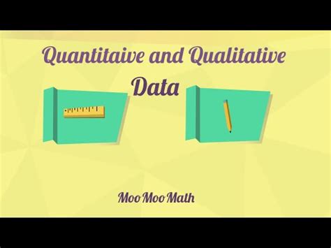 With quantitative data, we are usually trying to. Qualitative and Quantitative Data - YouTube