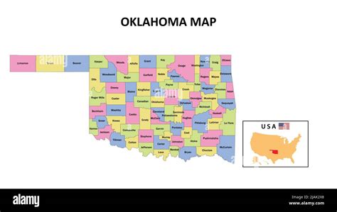 Oklahoma Map State And District Map Of Oklahoma Political Map Of