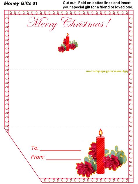 Pin By Princesse On Cartes De Noël à Imprimer Christmas Money Holder