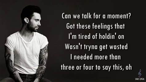 Maroon 5 Wait Lyrics Youtube
