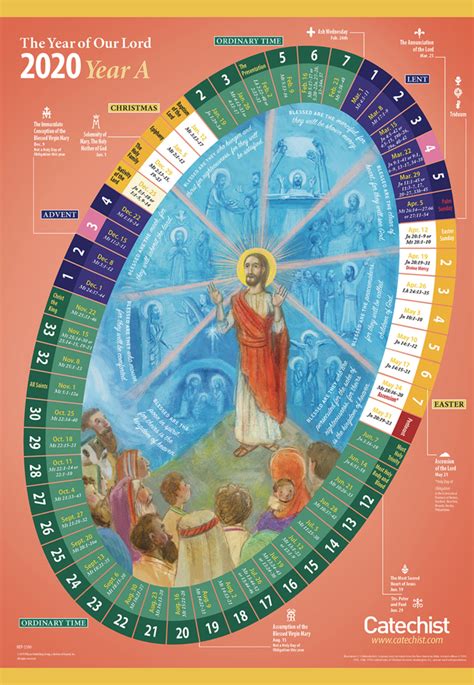 The plan calendar includes all of the major holidays and liturgical celebrations, scripture readings from the lectionary, rca special sundays. SALE The Year of Our Lord 2019-2020 — A Liturgical Calendar for Famili | Bayard Faith Resources
