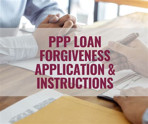 Ppp Loan Forgiveness Application And Instructions Update Scheffel Boyle