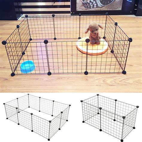 6 Panel Or 10 Panel Dog Playpenprotable Dog Puppy Exercise Play Pen