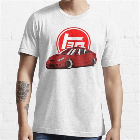 Static Red Toyota Celica T23 7gen T Shirt By Elfenart Redbubble