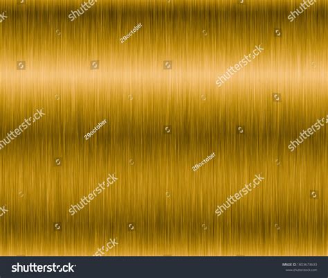 Gold Brushed Metal Texture Background Stock Illustration 1803673633
