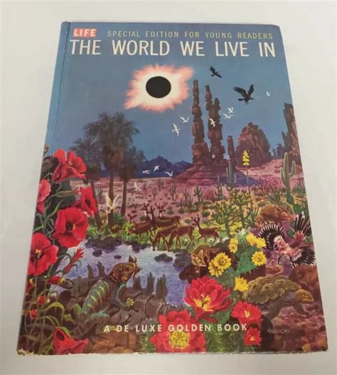 1956 Life Andthe World We Live In De Luxe Golden Book 1399 Picclick